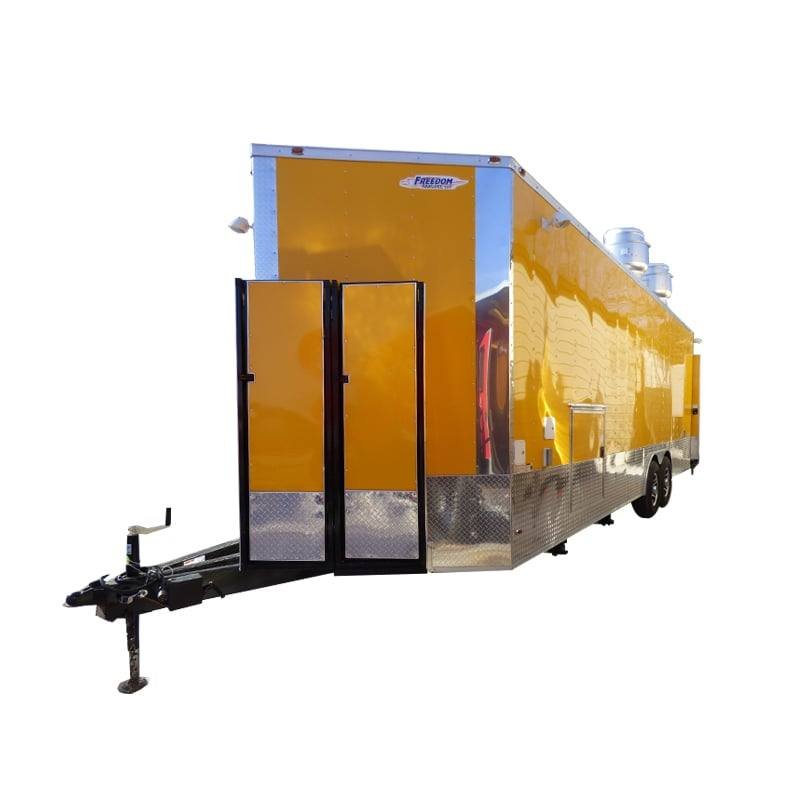 8.5′ x 25′ Concession Food Yellow Trailer