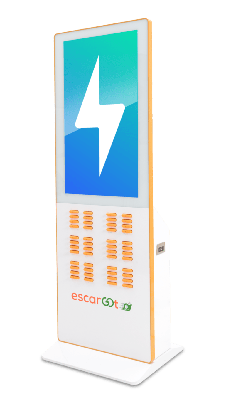 The Power Stop – E48 – Phone Charging Kiosk — photo 2 Power Stop E48 phone charging kiosk - view 2
