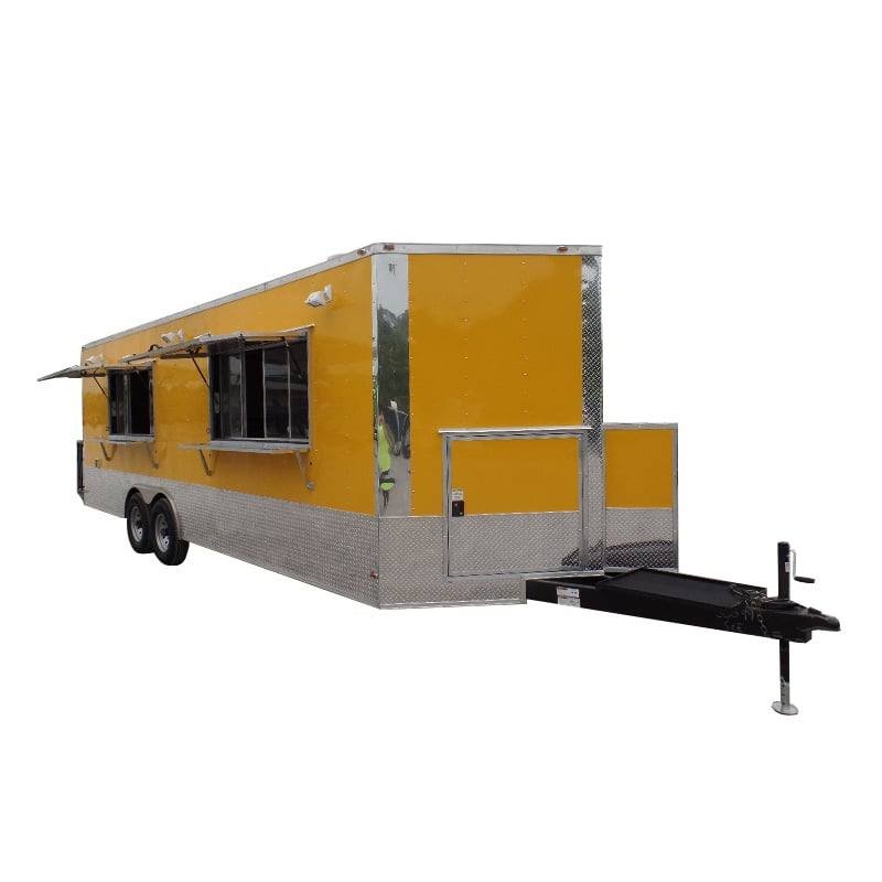 8.5′ x 24′ Concession Food Trailer Yellow Event Catering