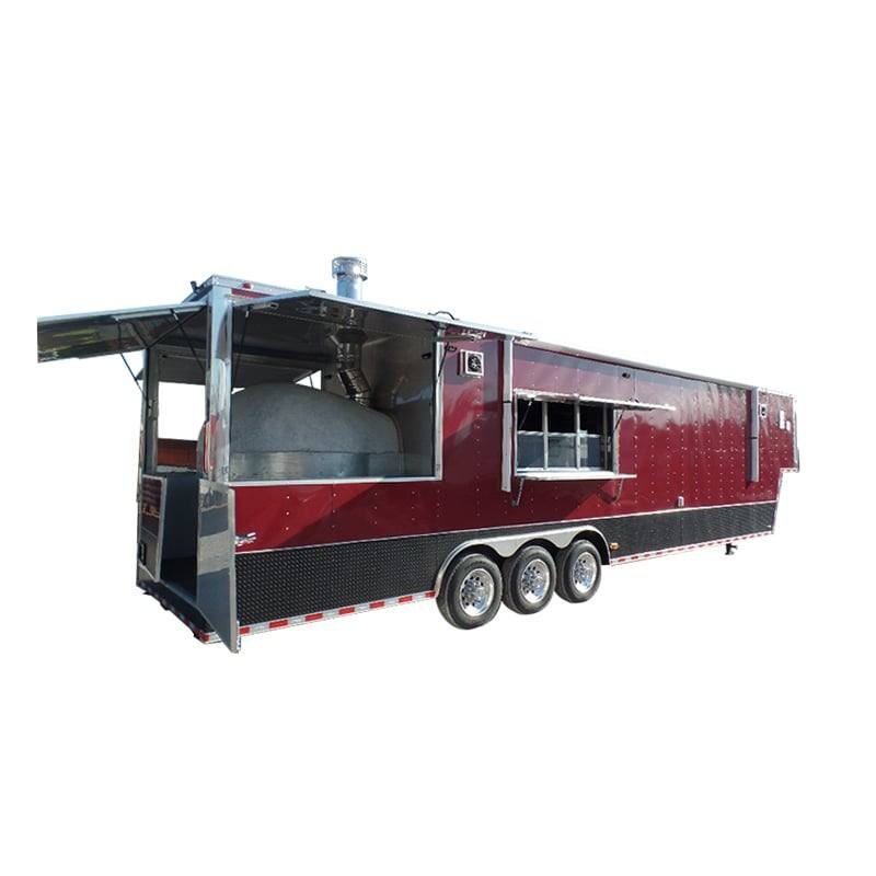 8.5′ x 40′ Gooseneck Concession Pizza Food Trailer With Appliances