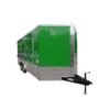 8.5 x 14 lime concession trailer with dual service windows