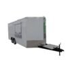 8.5 x 18 white concession trailer with generator platform