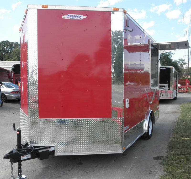 Concession Trailer 8.5’x12′ Red – Vending Catering Event Food — photo 2