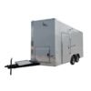 8.5 x 16 white event trailer with oversized 12-foot door