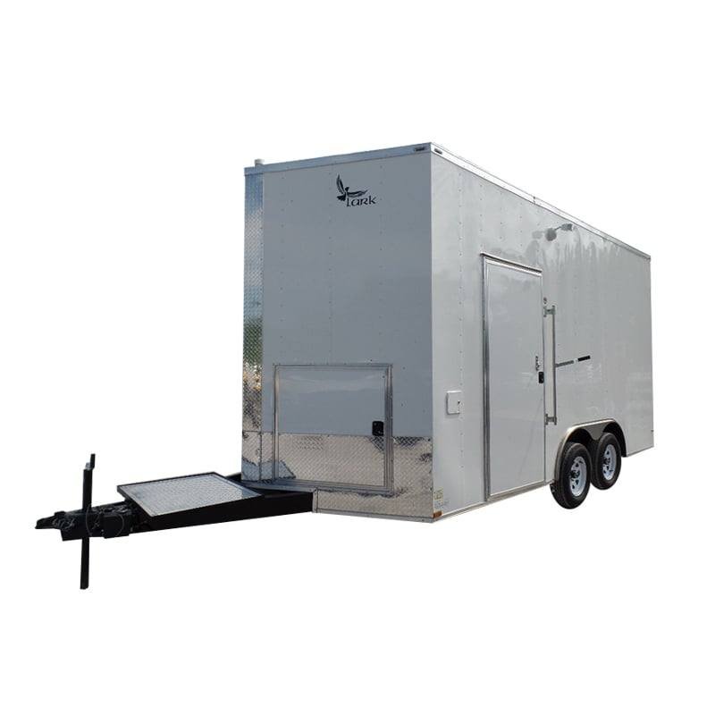 8.5′ x 16′ Concession Trailer White Food Event Catering