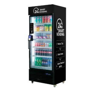 Used HAHA smart cooler pro, cashless grab-and-go AI vending machine - view 2