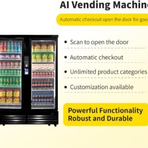 Used HAHA Smart Cooler Ultra, top-capacity cashless grab-and-go AI machine - view 4
