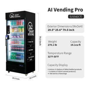 Used HAHA smart cooler pro, cashless grab-and-go AI vending machine - view 3