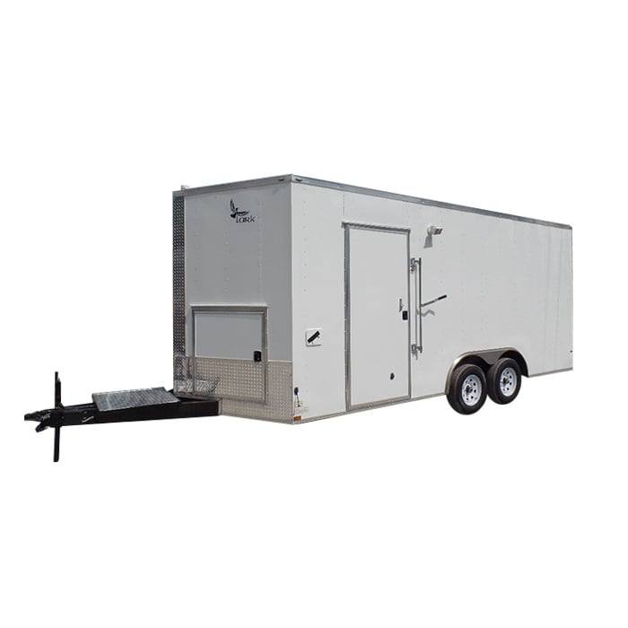 8.5′ x 18′ Concession Trailer White Food Event Catering