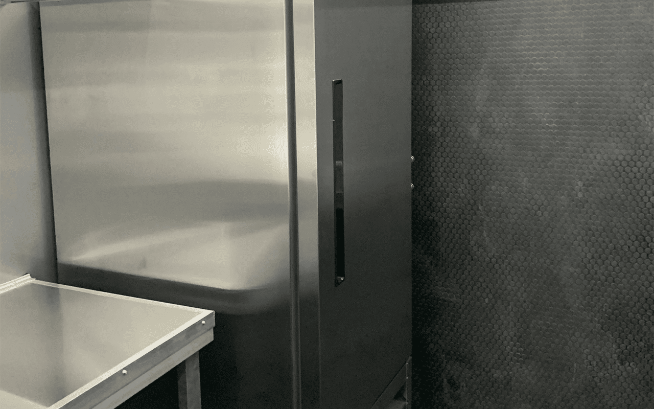 8.5′ x 30′ Black Concession Food Trailer With Appliances — photo 2