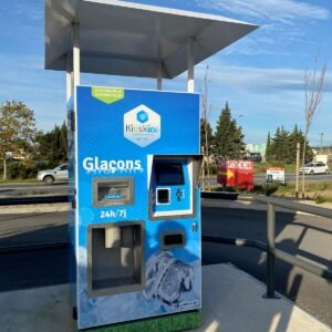 IM600XL ice vending machine front view - view 3
