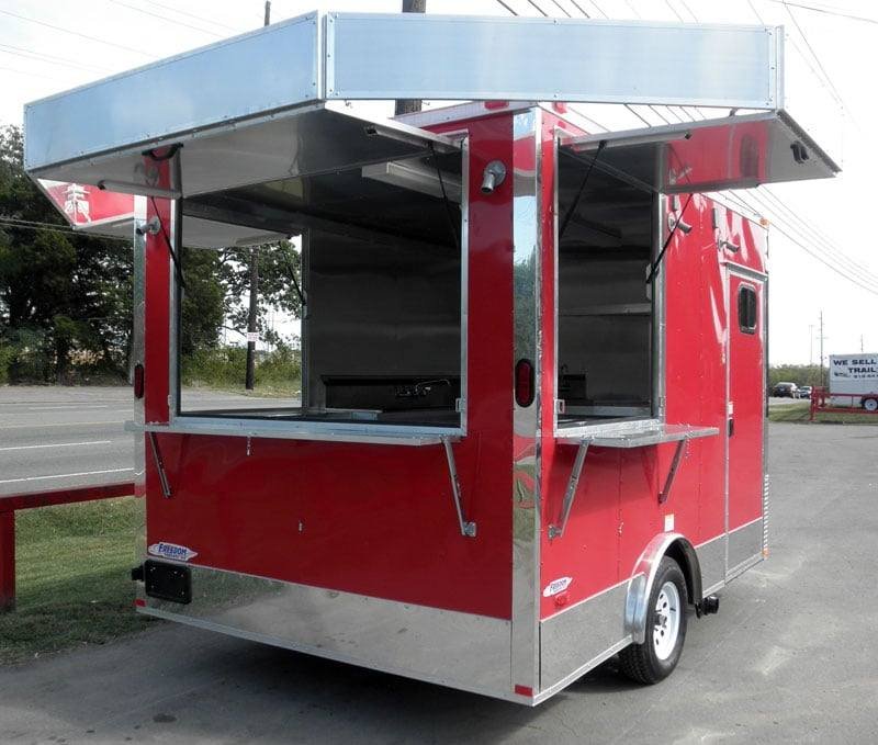 Concession Trailer 8.5’x12′ Red – Vending Catering Event Food — photo 5