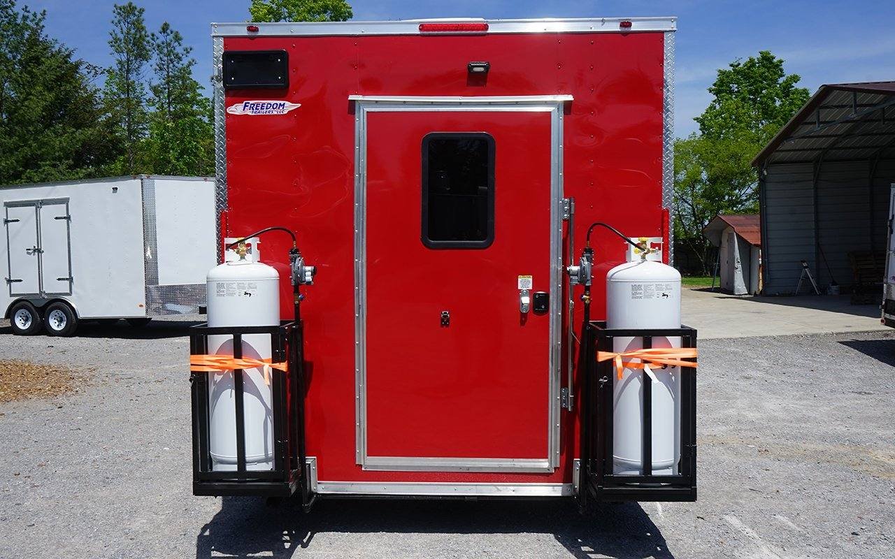 8.5′ x 20′ Victory Red Concession Trailer Food Event Catering — photo 6