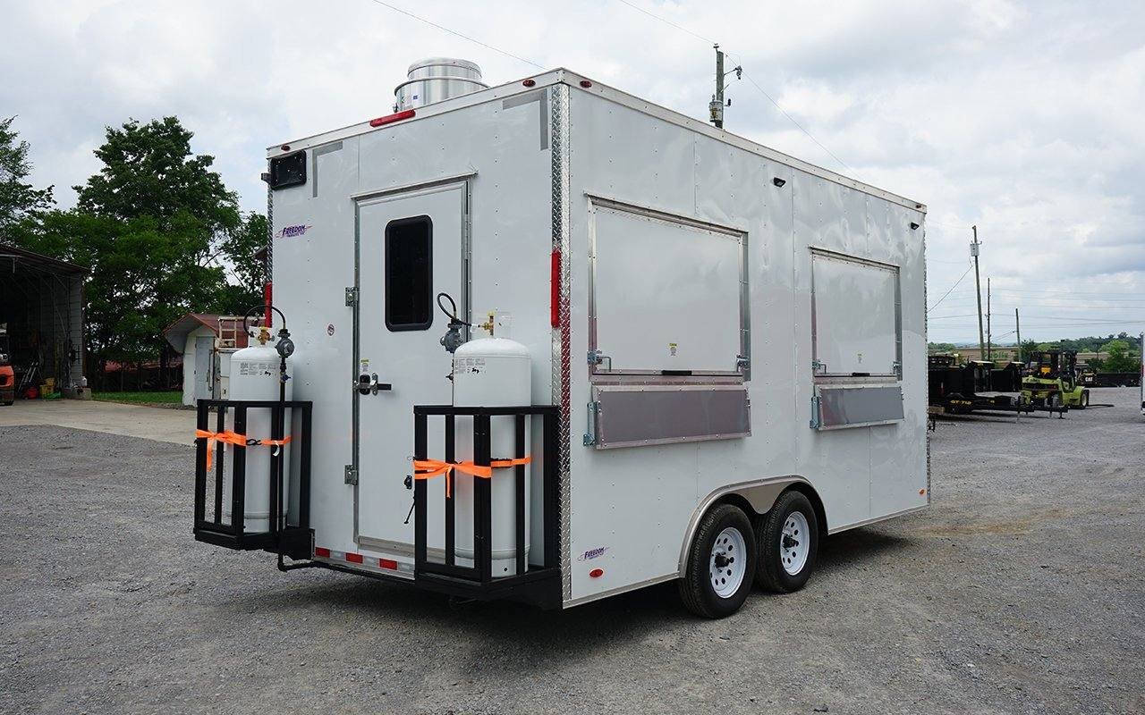 8.5′ x 16′ White Concession Trailer with Appliances — photo 10