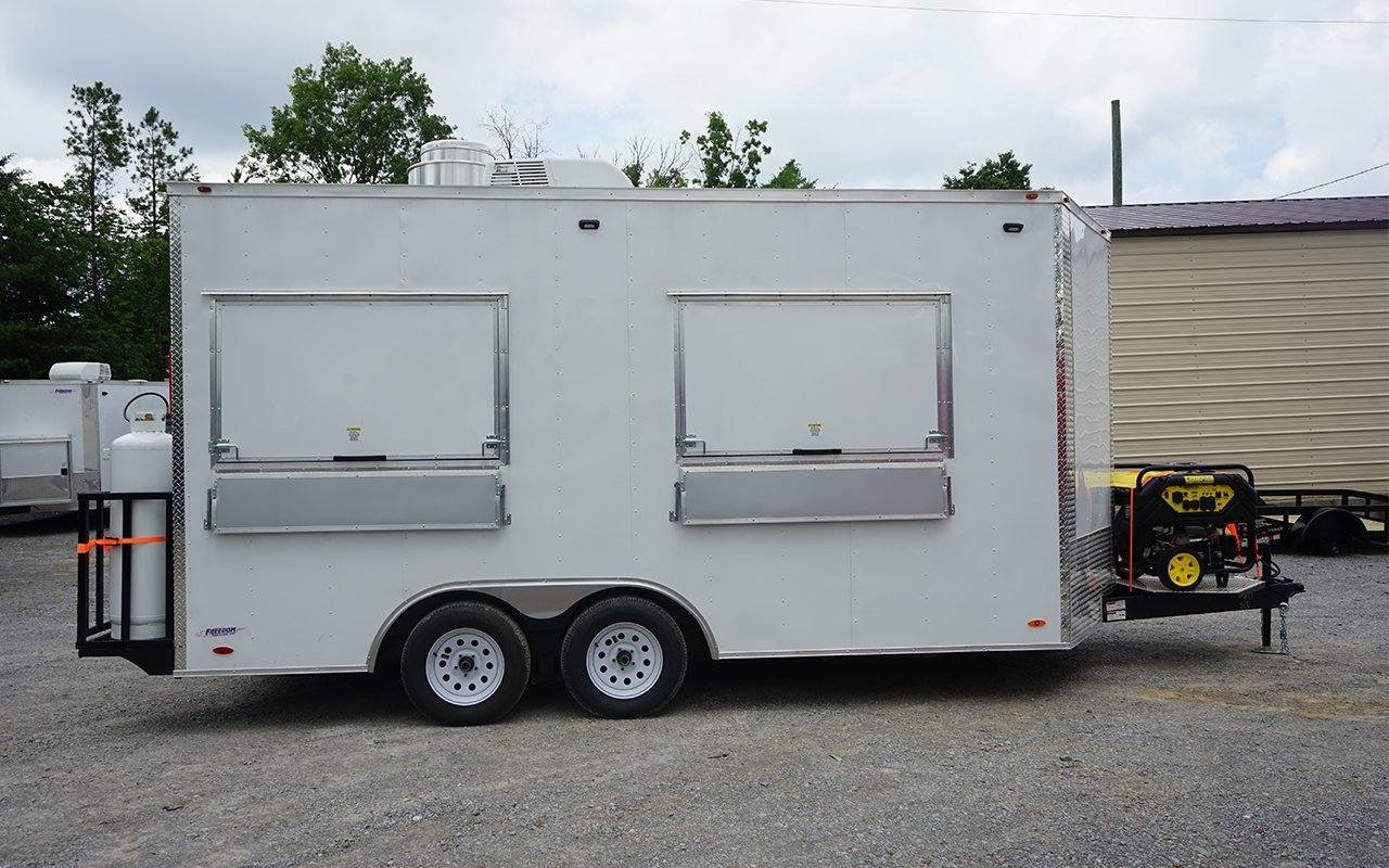 8.5′ x 16′ White Concession Trailer with Appliances — photo 12