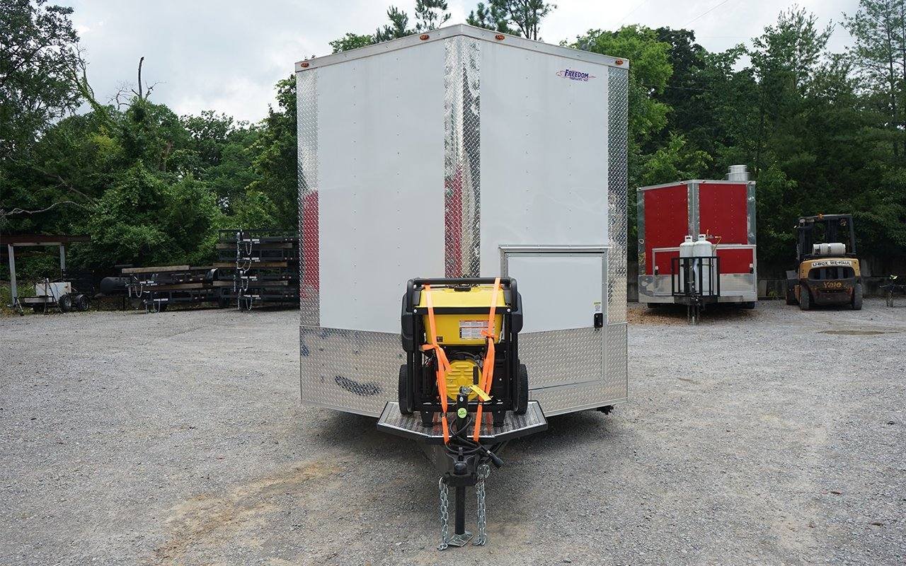 8.5′ x 16′ White Concession Trailer with Appliances — photo 5