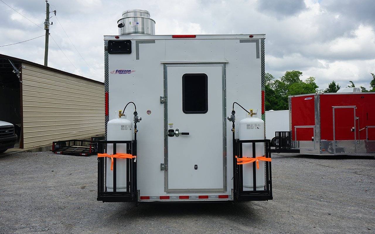 8.5′ x 16′ White Concession Trailer with Appliances — photo 9