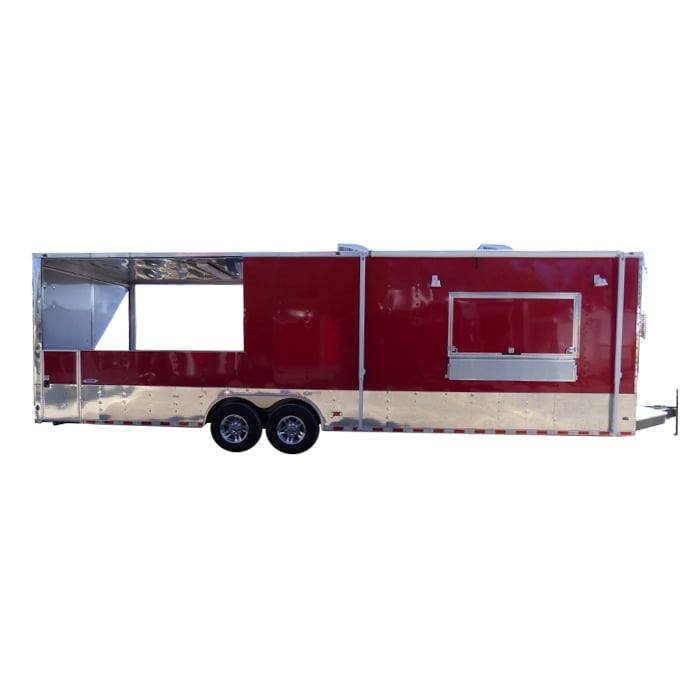 8.5′ X 30′ Concession Victory Red BBQ Food Event Catering Trailer