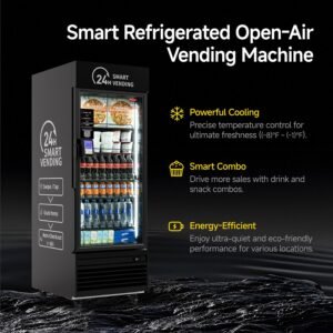 HAHA AI Vending Freezer 550 flexi-temp front view - view 7
