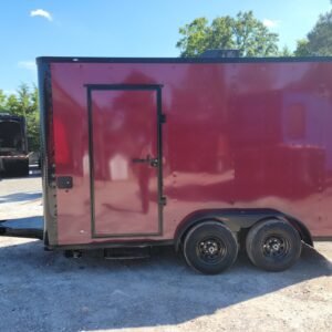 7 x 14 brandywine concession trailer with blackout trim - view 2