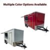 7 x 16 flat front concession trailer with full sink package