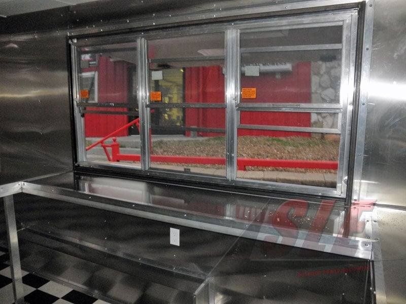 Concession Trailer 8.5′ x 20′ (Yellow) BBQ Event Catering Food Kitchen Enclosed — photo 13