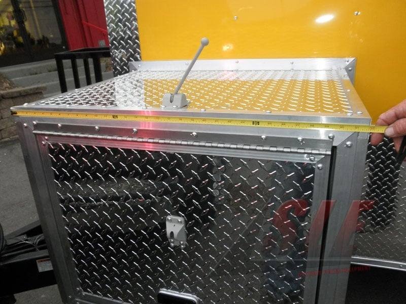 Concession Trailer 8.5′ x 20′ (Yellow) BBQ Event Catering Food Kitchen Enclosed — photo 9