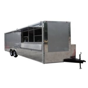 Concession Trailer 8.5'x24' Silver - Food Vending Catering Event