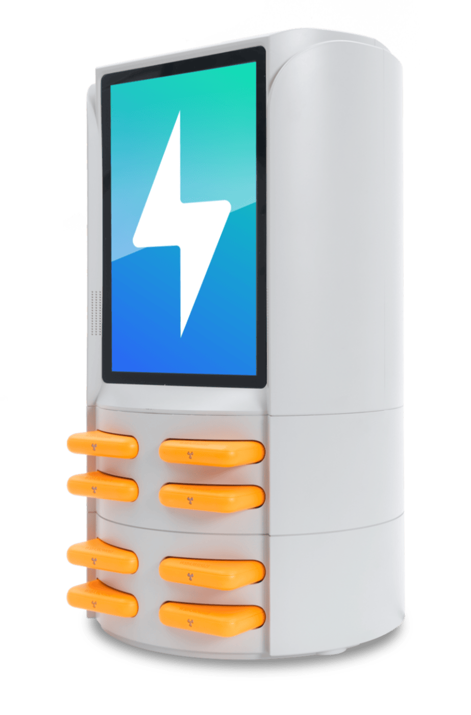 The Power Stop – E8 – Phone Charging Kiosk — photo 2 Power Stop E8 phone charging kiosk - view 2