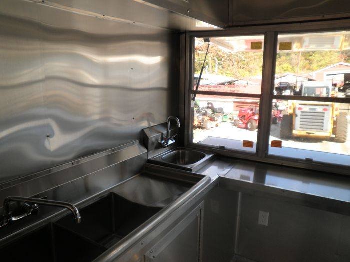 Concession Trailer 8.5’x29′ Silver – Gooseneck Catering Event BBQ Smoker — photo 14