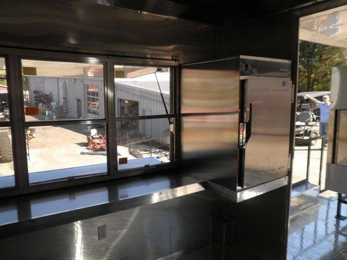 Concession Trailer 8.5’x29′ Silver – Gooseneck Catering Event BBQ Smoker — photo 9