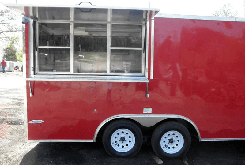 Concession Trailer 8.5′ x 17′ Red – Vending Event Catering Food — photo 6