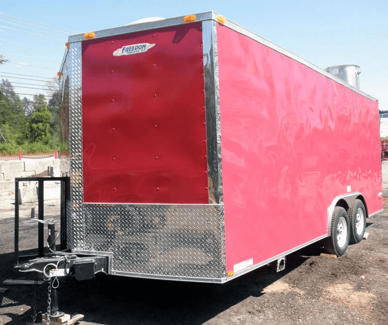 Concession Trailer 8.5′ x 17′ Red – Vending Event Catering Food — photo 3