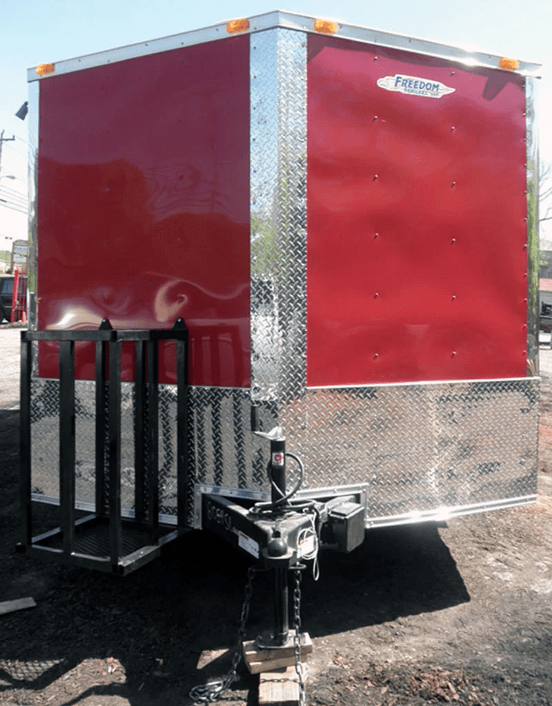 Concession Trailer 8.5′ x 17′ Red – Vending Event Catering Food — photo 2
