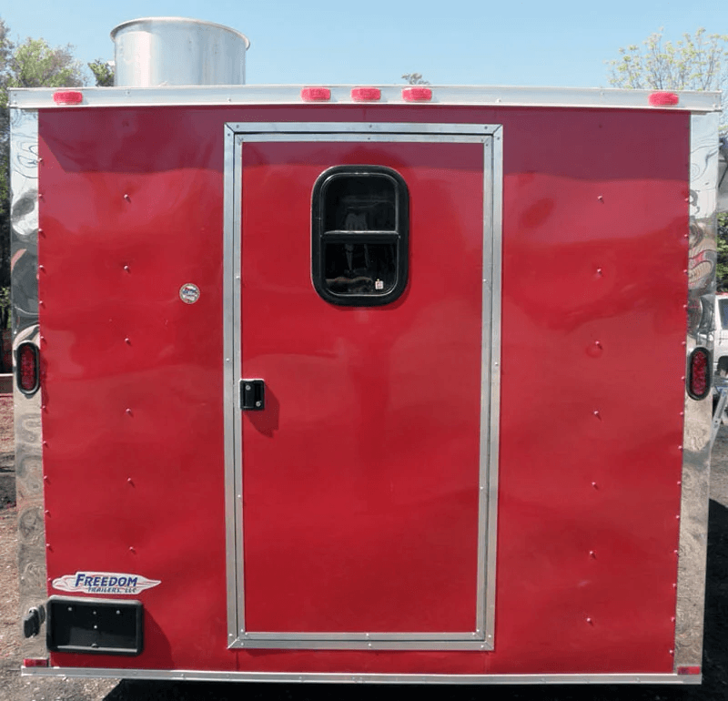 Concession Trailer 8.5′ x 17′ Red – Vending Event Catering Food — photo 8