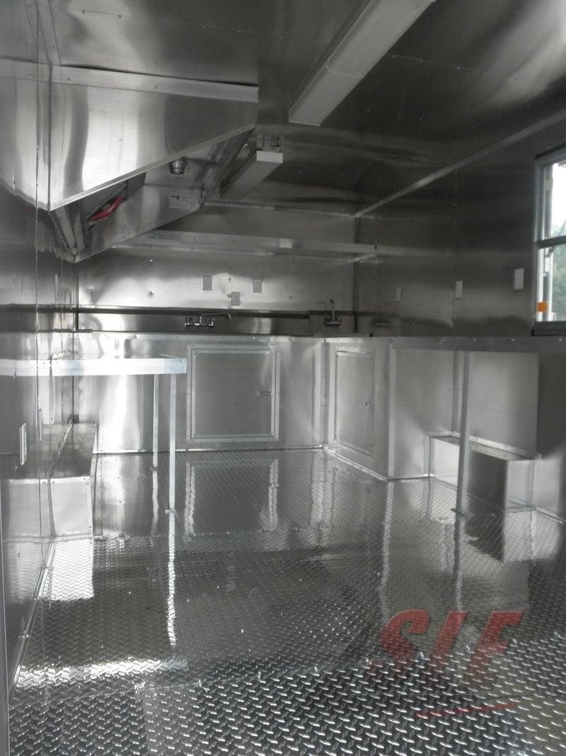 Concession Trailer 8.5′ x 14′ Yellow – Event Catering Kitchen Food Cart — photo 13