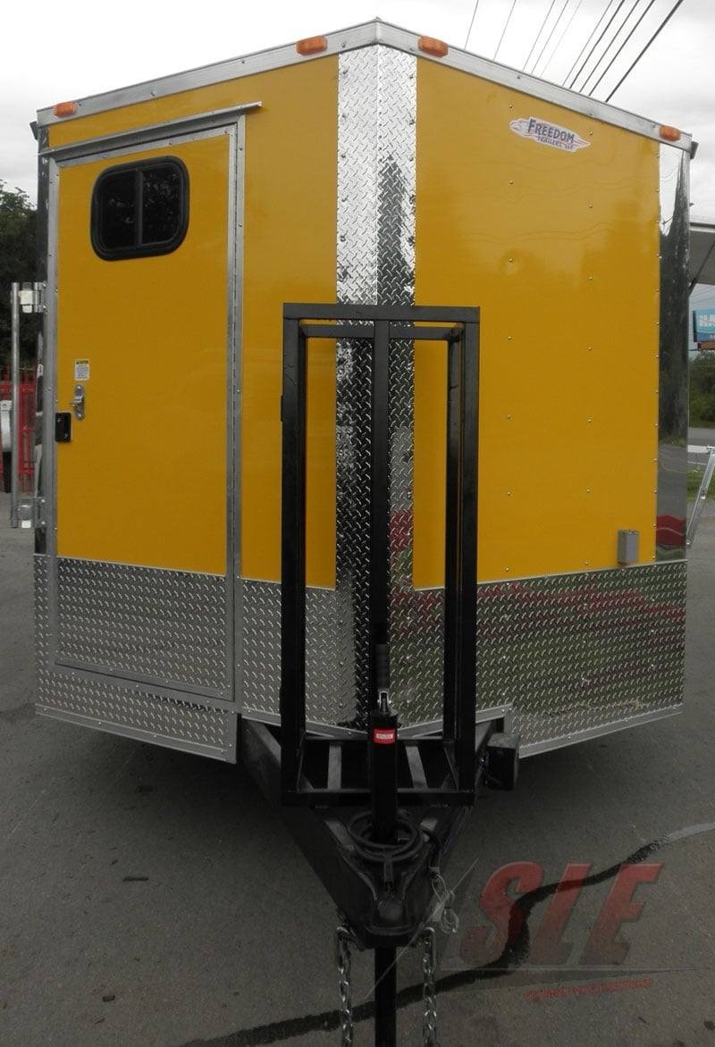 Concession Trailer 8.5′ x 14′ Yellow – Event Catering Kitchen Food Cart — photo 6