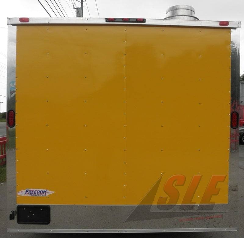 Concession Trailer 8.5′ x 14′ Yellow – Event Catering Kitchen Food Cart — photo 10
