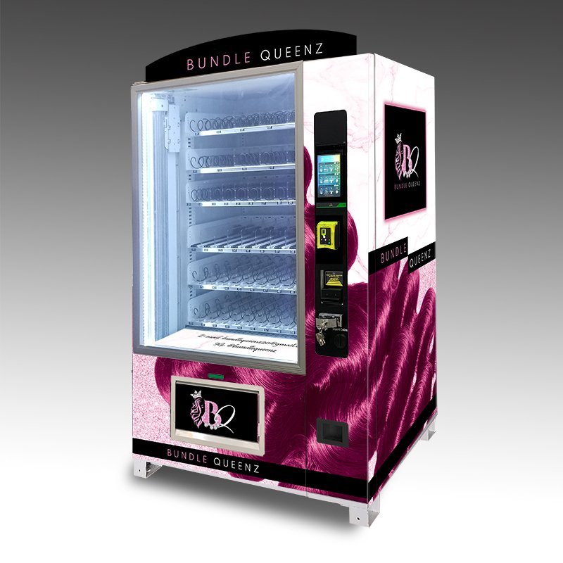 Bundle-Queenz-OMNI-Pro-wrapped-1.jpg Cosmetic vending machine for wigs and lipstick