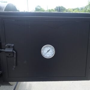 330 gallon charcoal grill pull-behind with integrated warming box - view 13
