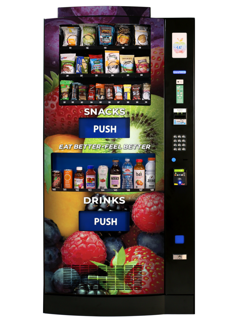 healthy vending machines for sale at Vendo Fleet