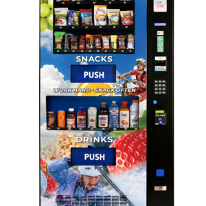 Used Seaga HY2200 combo, high-capacity refrigerated snack and drink machine - view 6