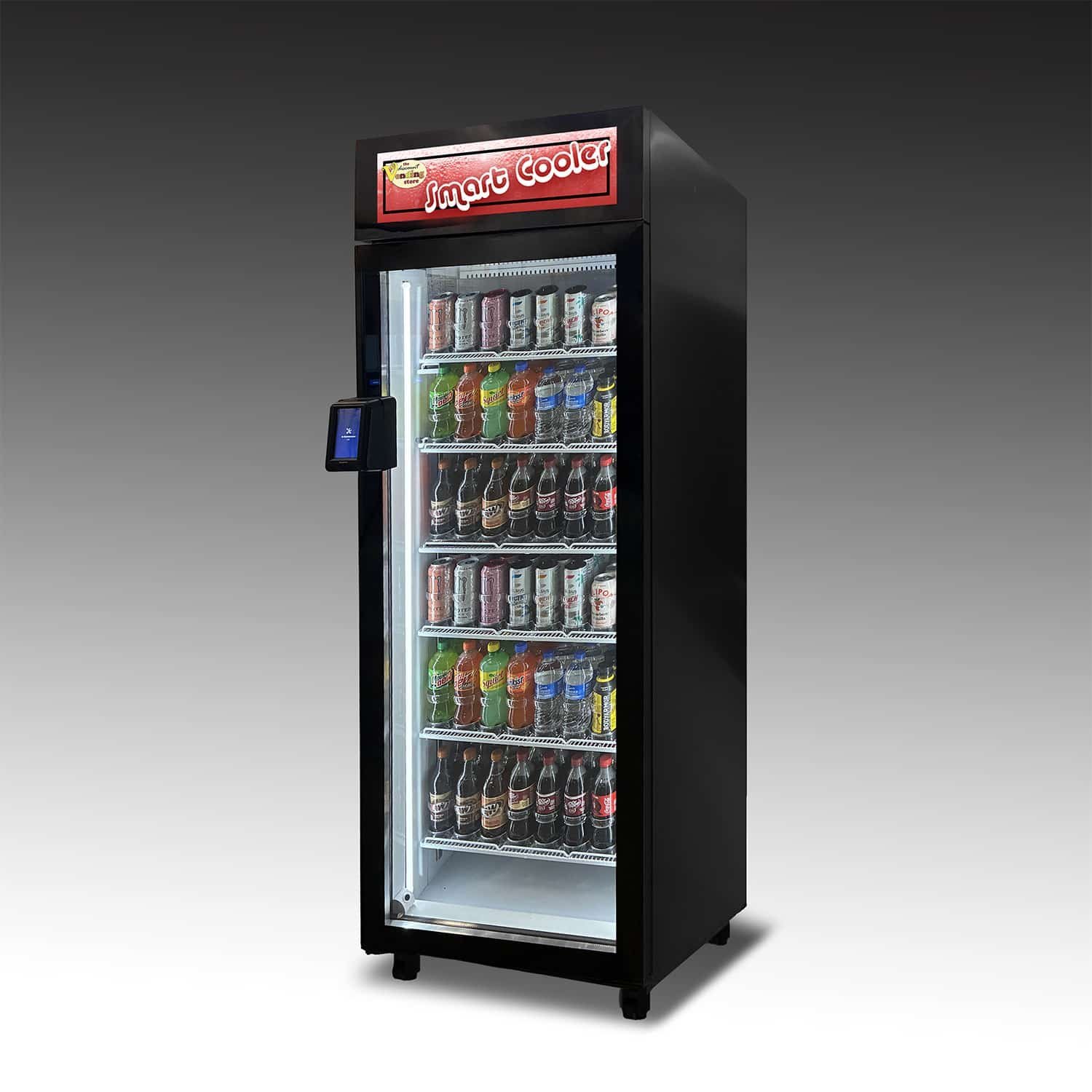 Drinks_Duravend_Smart_Cooler_-_NO_Wrap.jpg DVS Drink Smart Cooler 5000 AI vending machine front view - view 2