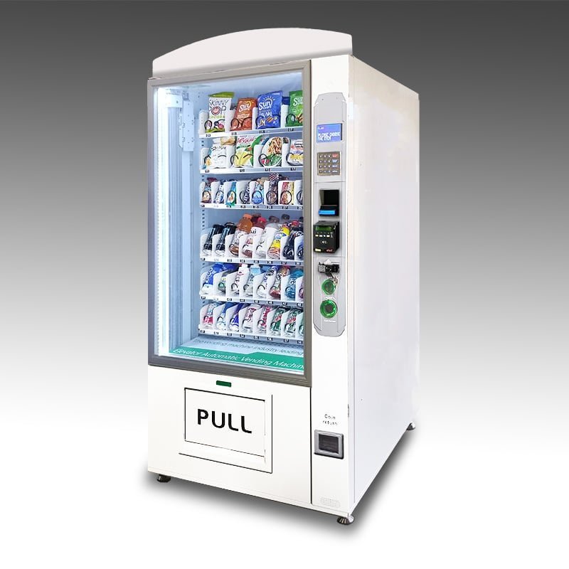 Duravend-54BE-Wrapped-NO-WRAP.jpg DVS Duravend 54BE elevator drink vending machine front view - view 3