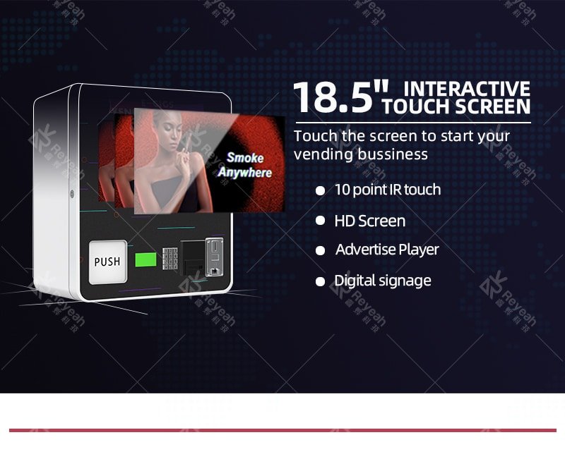 Mini Countertop Vending Machine (Used) — photo 3 Mini Countertop vending machine with touchscreen - view 3