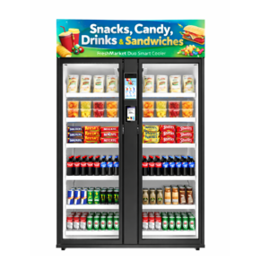 FreshMarket Duo Smart Cooler Vending Machine
