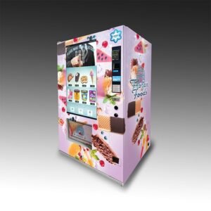DVS Duravend FET49 elevator frozen foods vending machine front view - view 2
