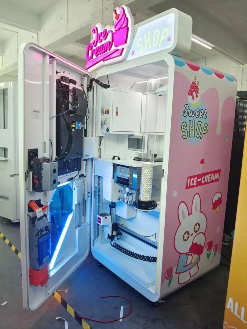H6ef80c94541647ccb63a64ac0f6d65b3j.jpg Used ice cream vending machine with 32-inch touchscreen, smart self-serve - view 4