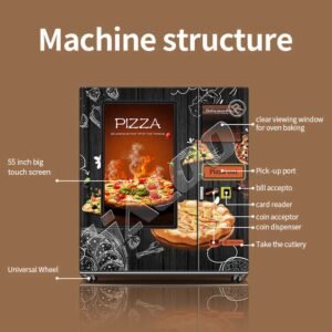 Used 24-hour pizza vending machine, fresh hot pizza anytime - view 3