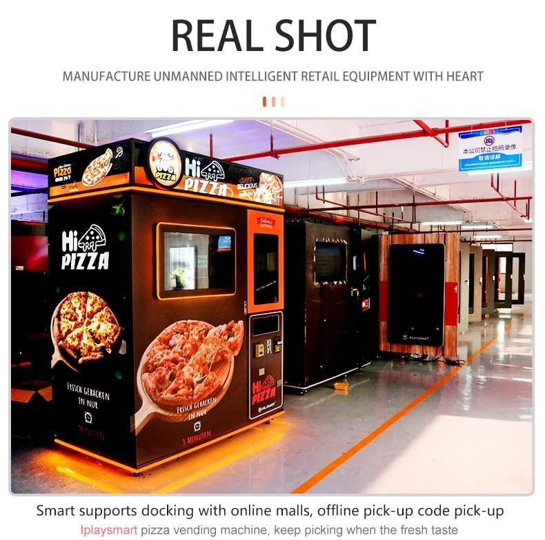 H9ac8804285c9486b956160b9f23d2225m.jpg Used automatic coin-operated vending machine for hot snacks and pizza - view 5